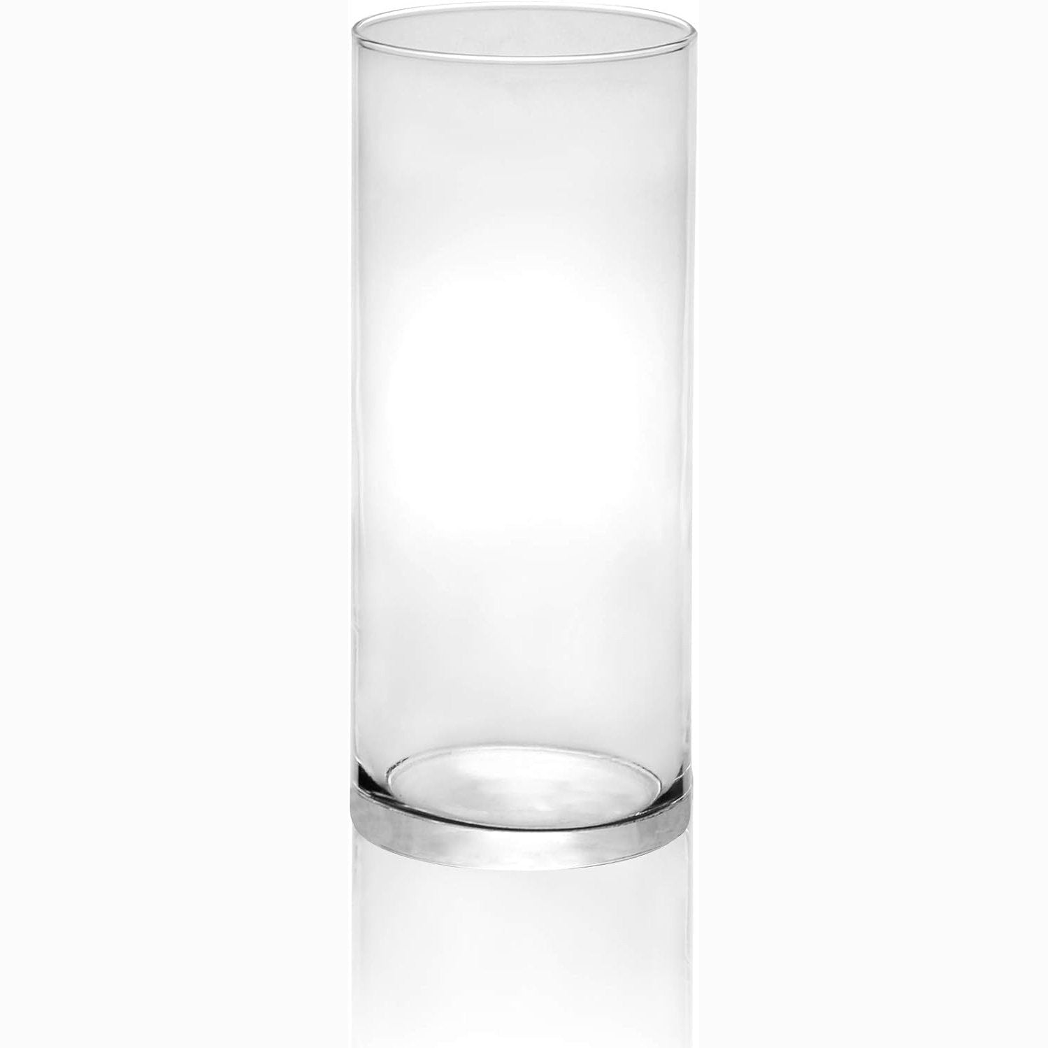 Xbite - Glass Candle Cylinders Set Of 3 | Assorted Holders For Pillar Candles