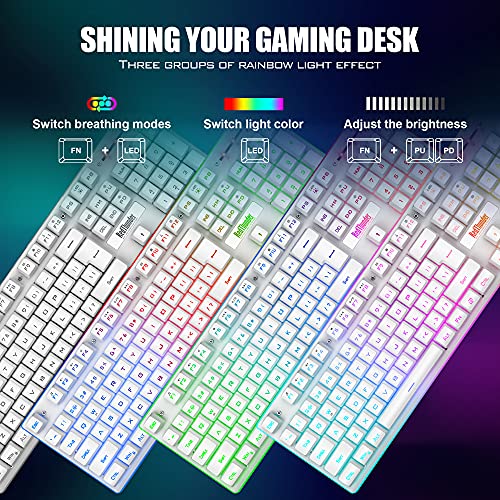 RedThunder - Wireless Gaming Keyboard And Mouse Combo With RGB Backlight