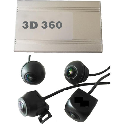 5D Box 705H - Car 3D Super 360 Surround View System With Bird View Panorama 4 Cameras 1080P Dynamic Trajectory (12V)