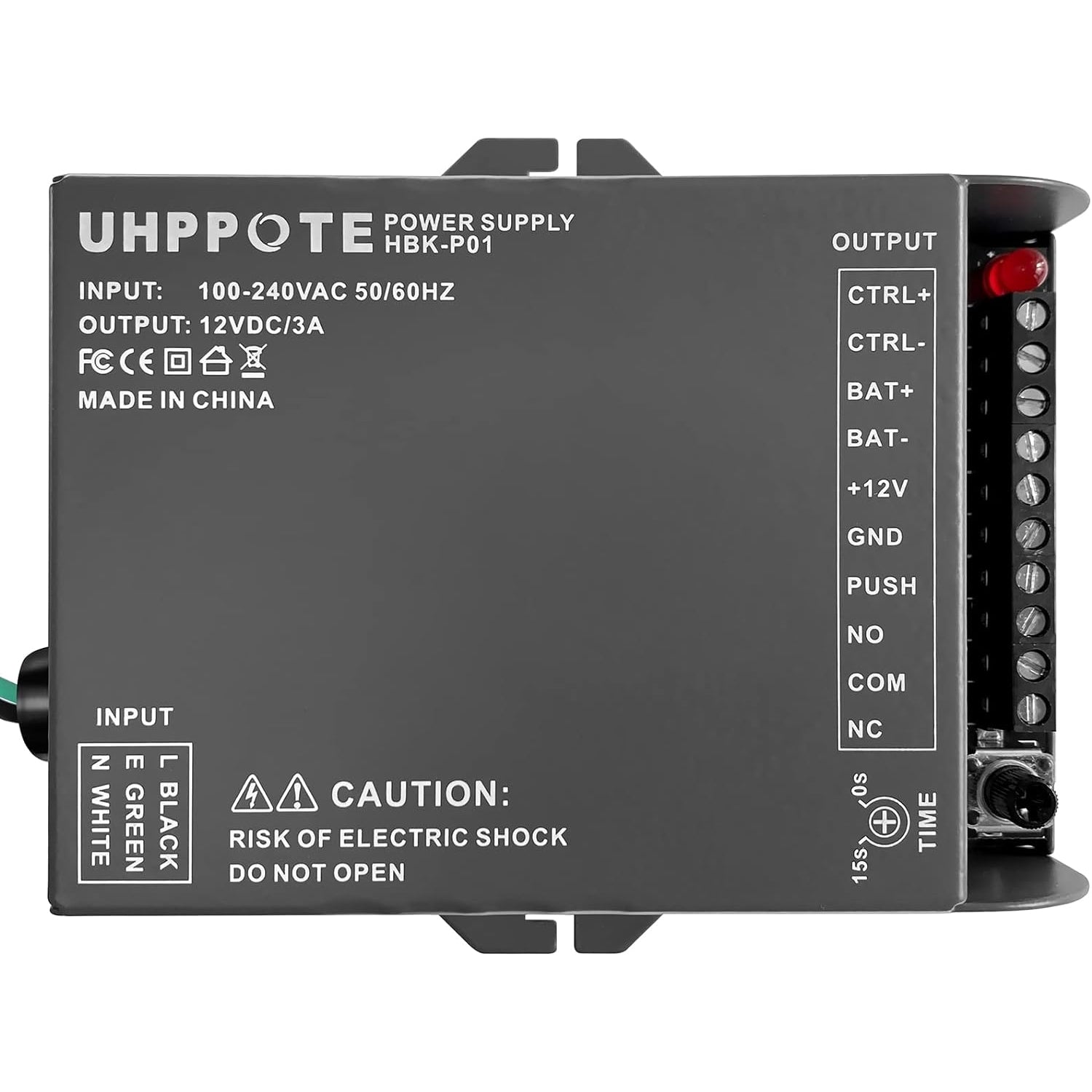 Uhppote - Door Access Control Power Supply 12V For Electric Lock Intercom Camera