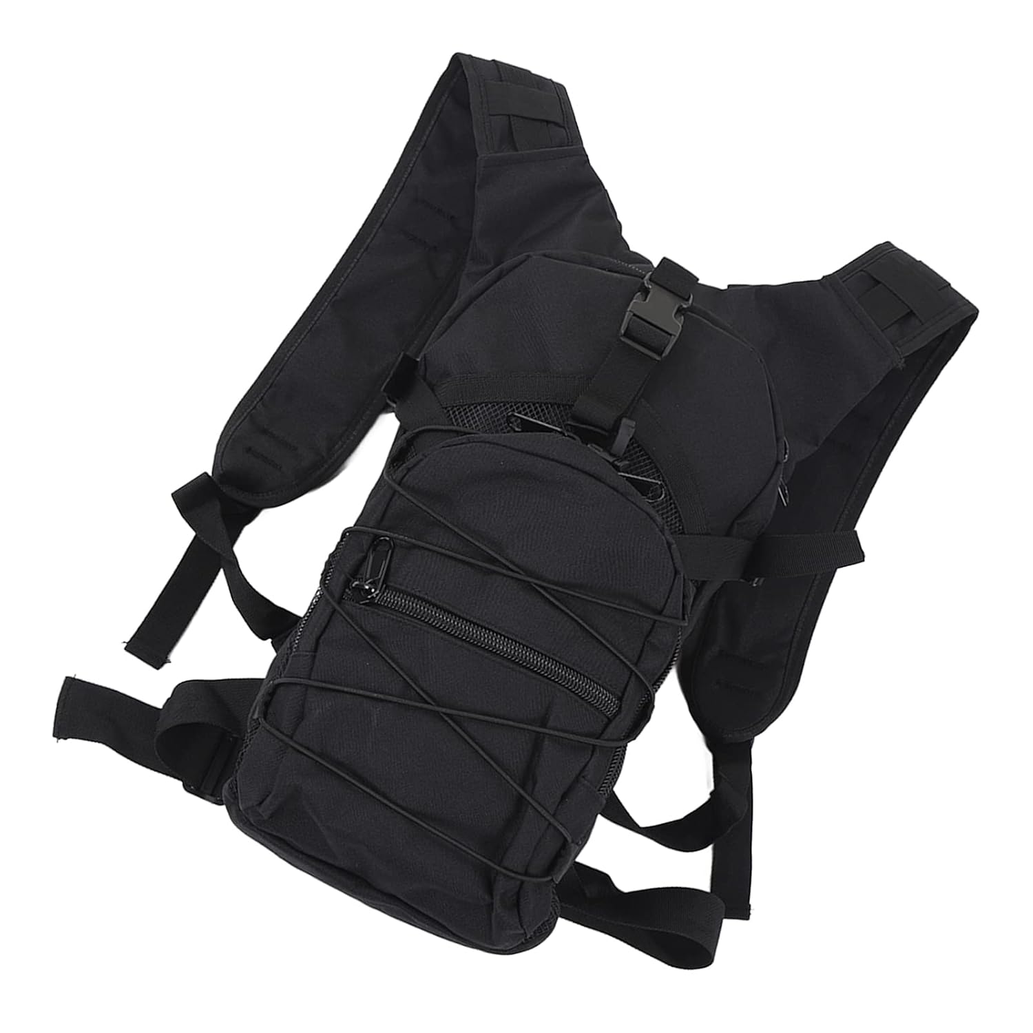 Oxford Cloth - Waterproof Hydration Backpack With Comfortable Handle (Black)