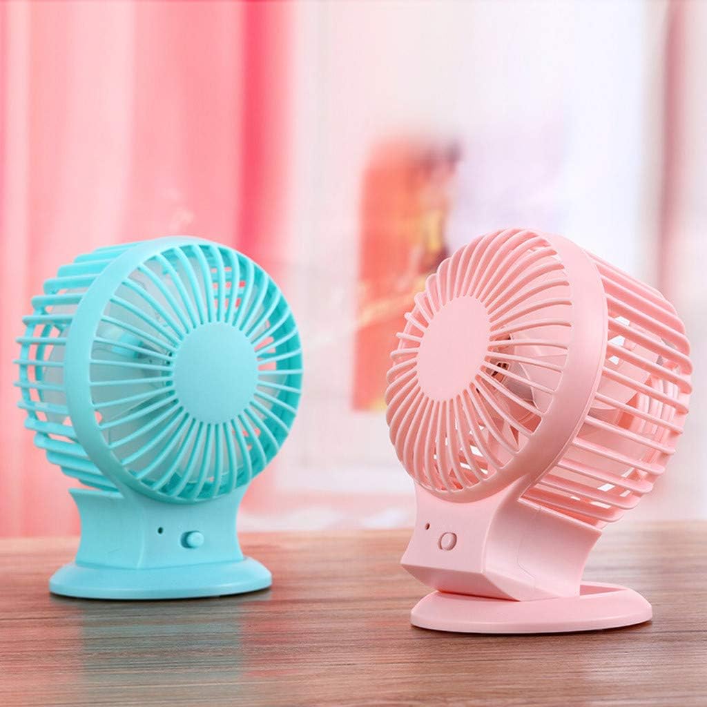 Libison - Usb Mini Handheld Fan, Small Personal Pocket Fan, Rechargeable (Mint Green)