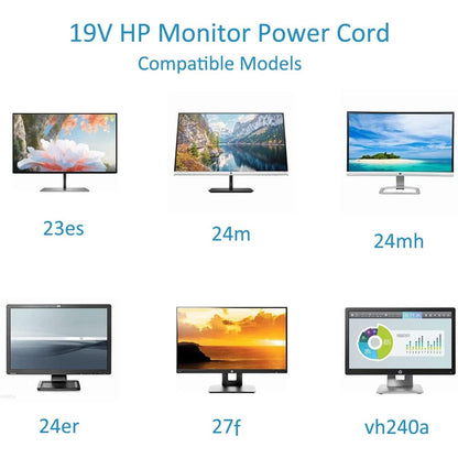 Hky - 19V 65W Power Supply Charger for HP Monitors