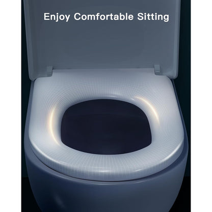 Pipishell - Soft Close White Toilet Seat With Quick Release For Easy Clean