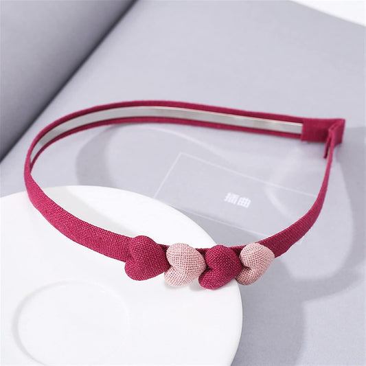 Kigauru - Venda 2021 Children's Play Band Anti-Slip Hair Accessories (Color: 11 Love Wine)