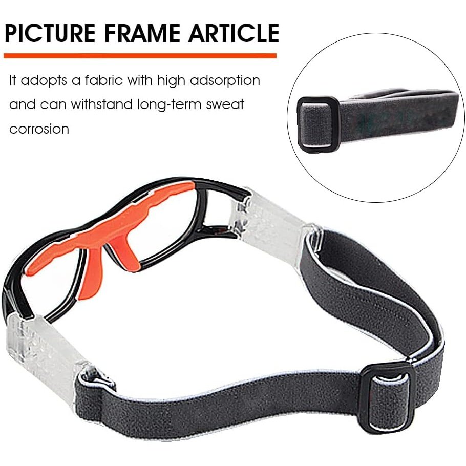 Enzodate - Kids Basketball Glasses Clear Lens Sports Safety