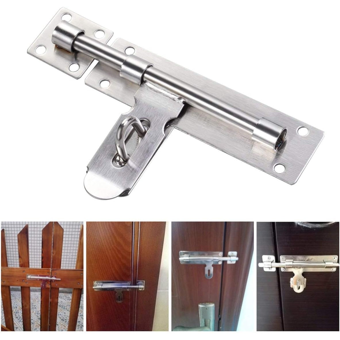 Doitool - Stainless Steel Anti-Theft Window & Door Latch