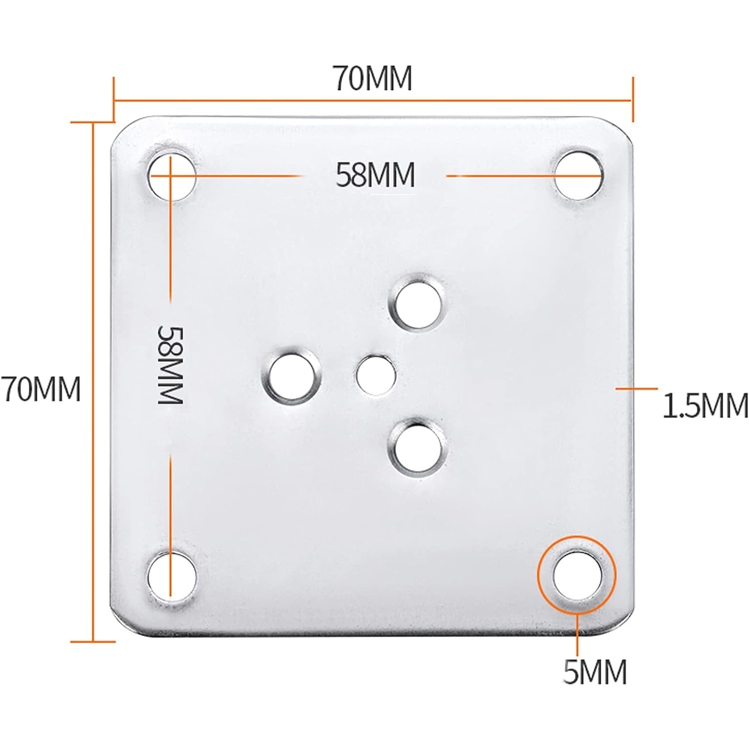 Rhalfndgfm - 4 Pieces Solid Wood Furniture Legs With Mounting Plate And Screws