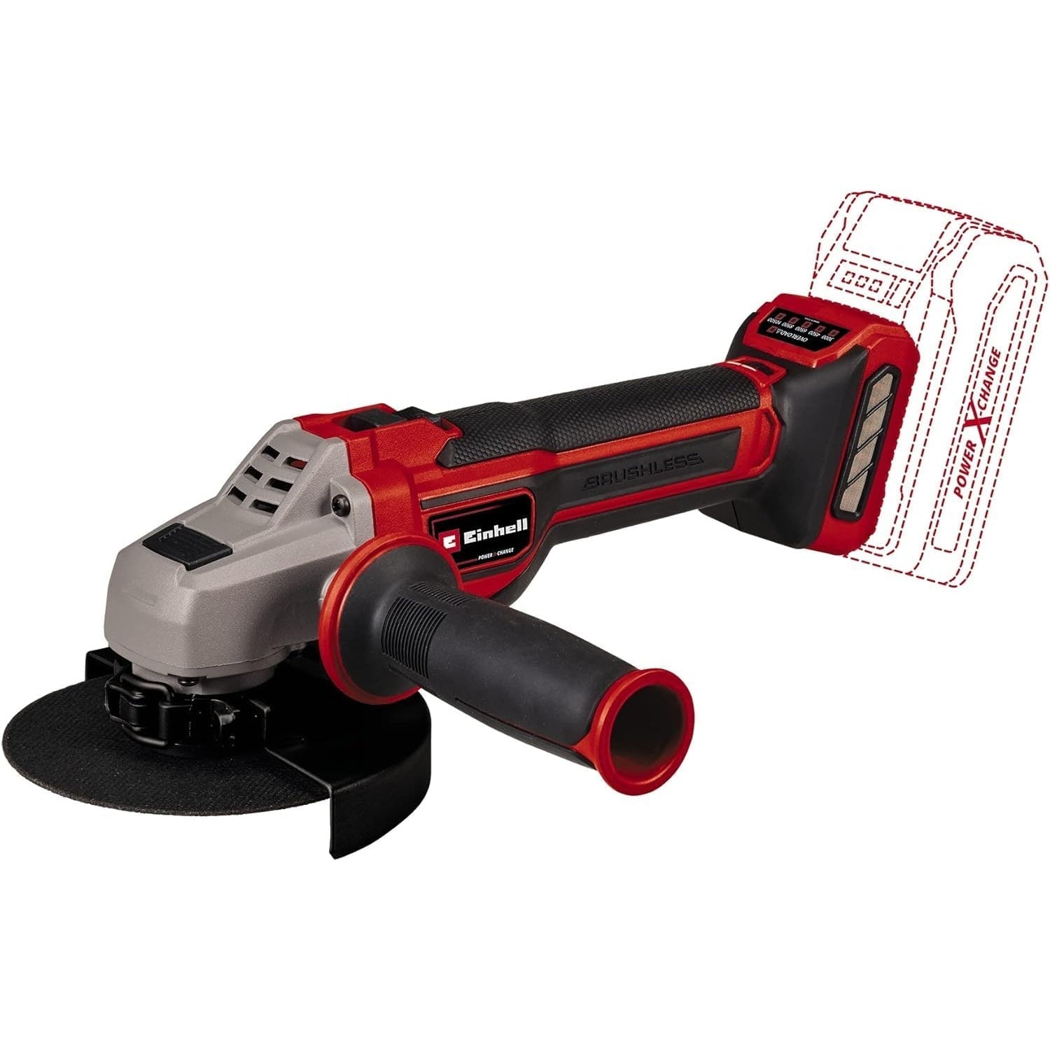 Einhell - Professional Cordless Angle Grinder With Charger And Battery 4.0Ah