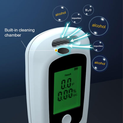 Fiotha - Portable Alcohol Tester With Digital LCD Screen And USB Charging