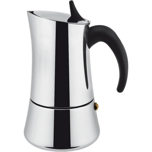 Ilsa - Elly Espresso Cafetiere, Induction, Stainless Steel, 9 Cups