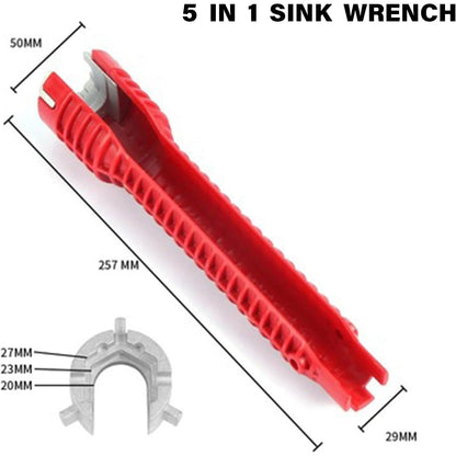 Orbic Toys - U/D Multi-Purpose Plumbing Wrench (5 In 1)