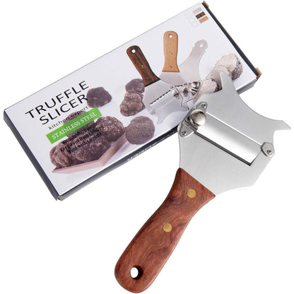 Imeea - Truffle Slicer Shaver Stainless Steel With Wood Handle