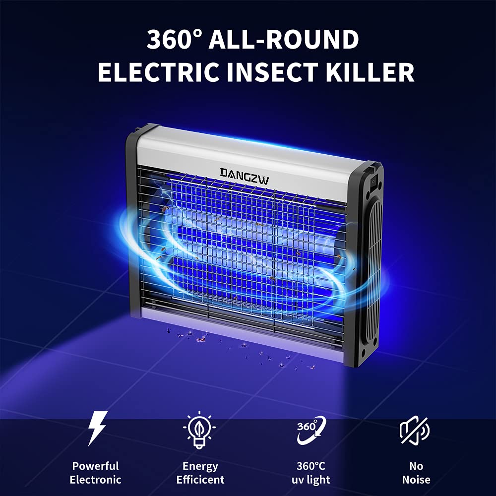 Dangzw - Electric Insect Killer 4W UV Fly Trap for Indoor/Outdoor