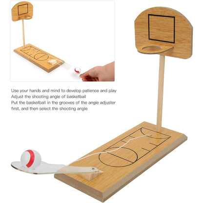 Soonall - Wooden Finger Basketball Shooting Game for Kids