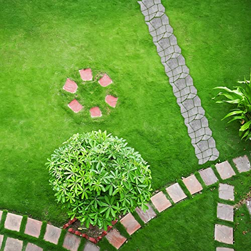 Relaxdays - Paving Mould 9 Chambers, 3.5 x 35 cm, Garden Stepping Stones, Black