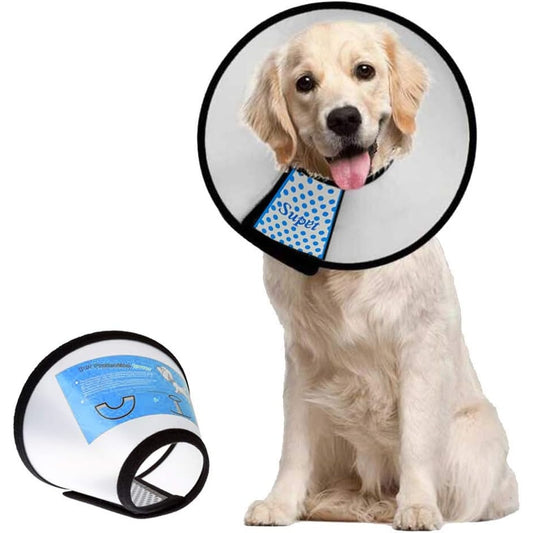 Supet - Adjustable Dog Cone Collar For Post-Surgery Recovery