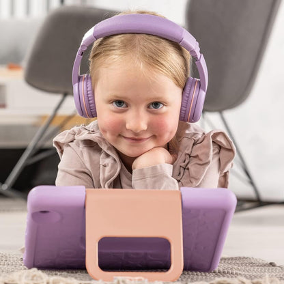 Onanoff - Buddyphones Playtime Volume-Limiting Bluetooth Child Headphones Purple