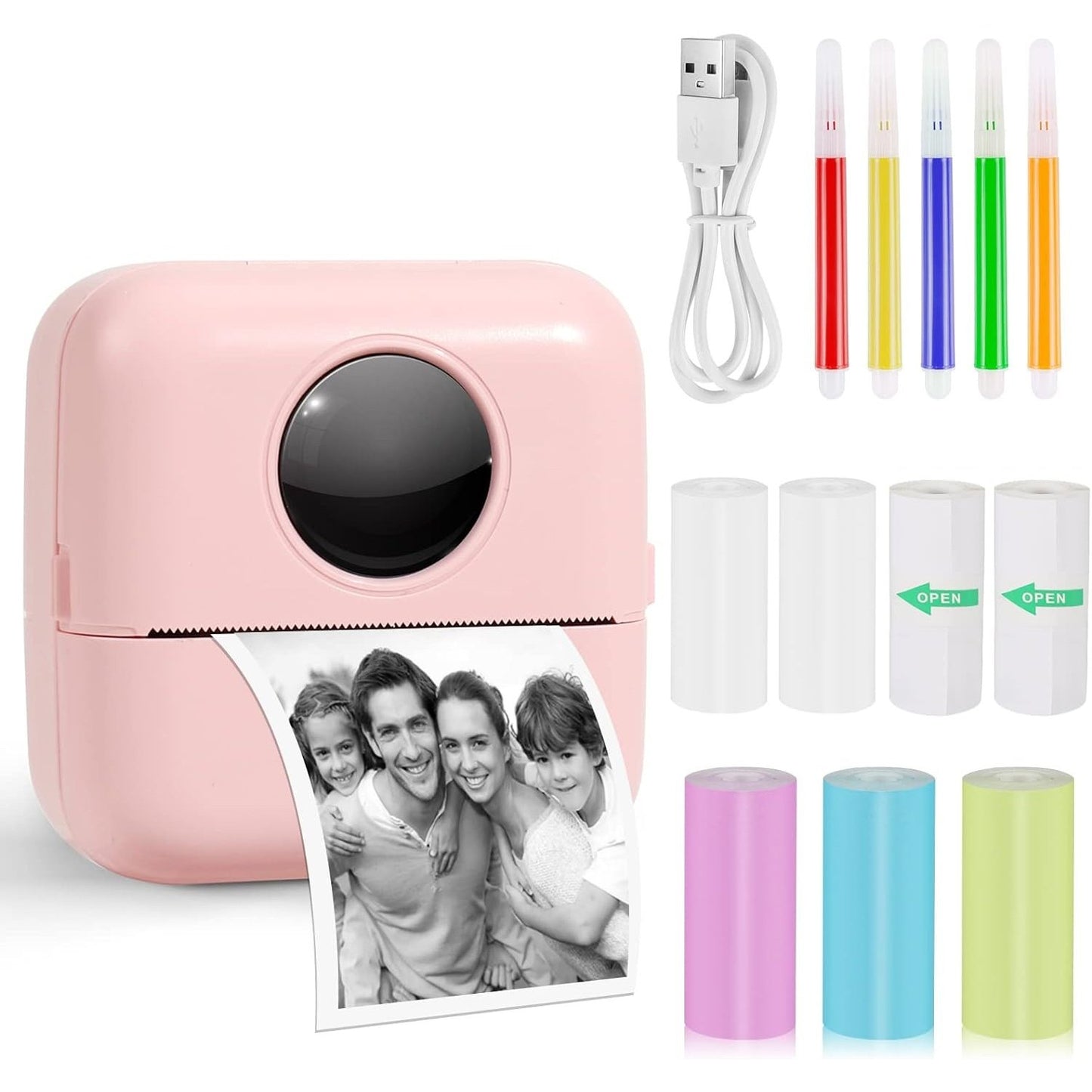 Gukkk - Mini Portable Wireless Thermal Photo Printer