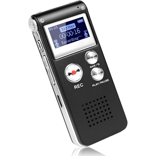 S - Digital Voice Recorder 3072Kbps HD Voice Activated With Playback