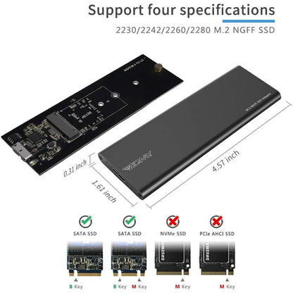 Dong Guan Zomy - M.2 Sata Ssd To Usb 3.0 External Reader Adapter Enclosure