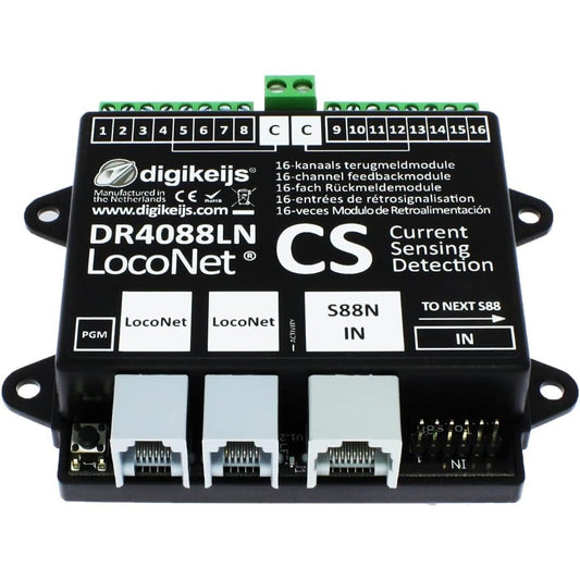 Digikeijs - Dr4088Ln-Cs 16-Channel Feedback Module Loconet With S88N Master