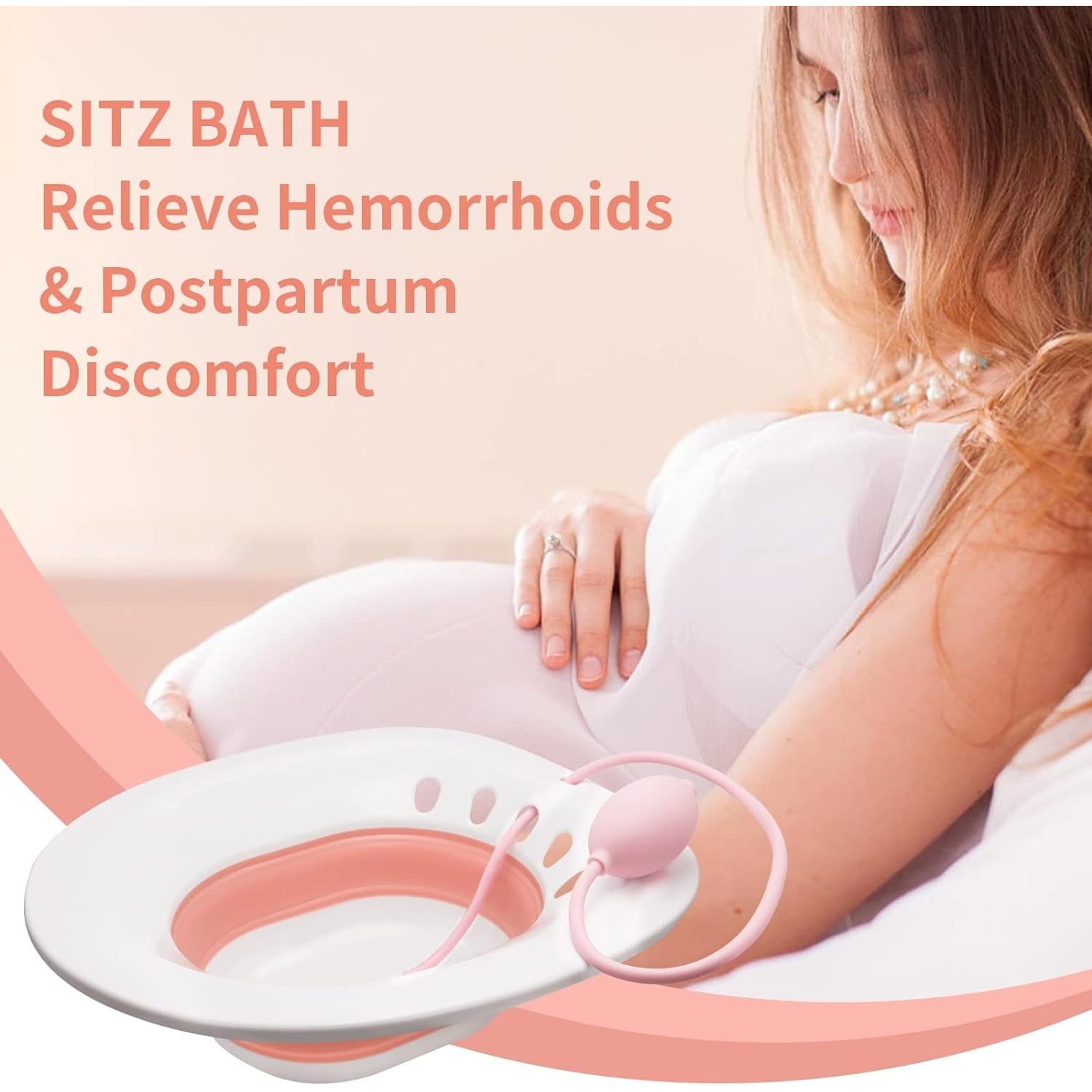 Bocui - Sitz Bath For Toilet Seat, Hemorrhoids, Postpartum Care