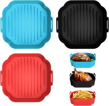 There Is No Vendor Name Provided In The Given Columns - 3 Pack Air Fryer Silicone Liners, 8 Inches Reusable