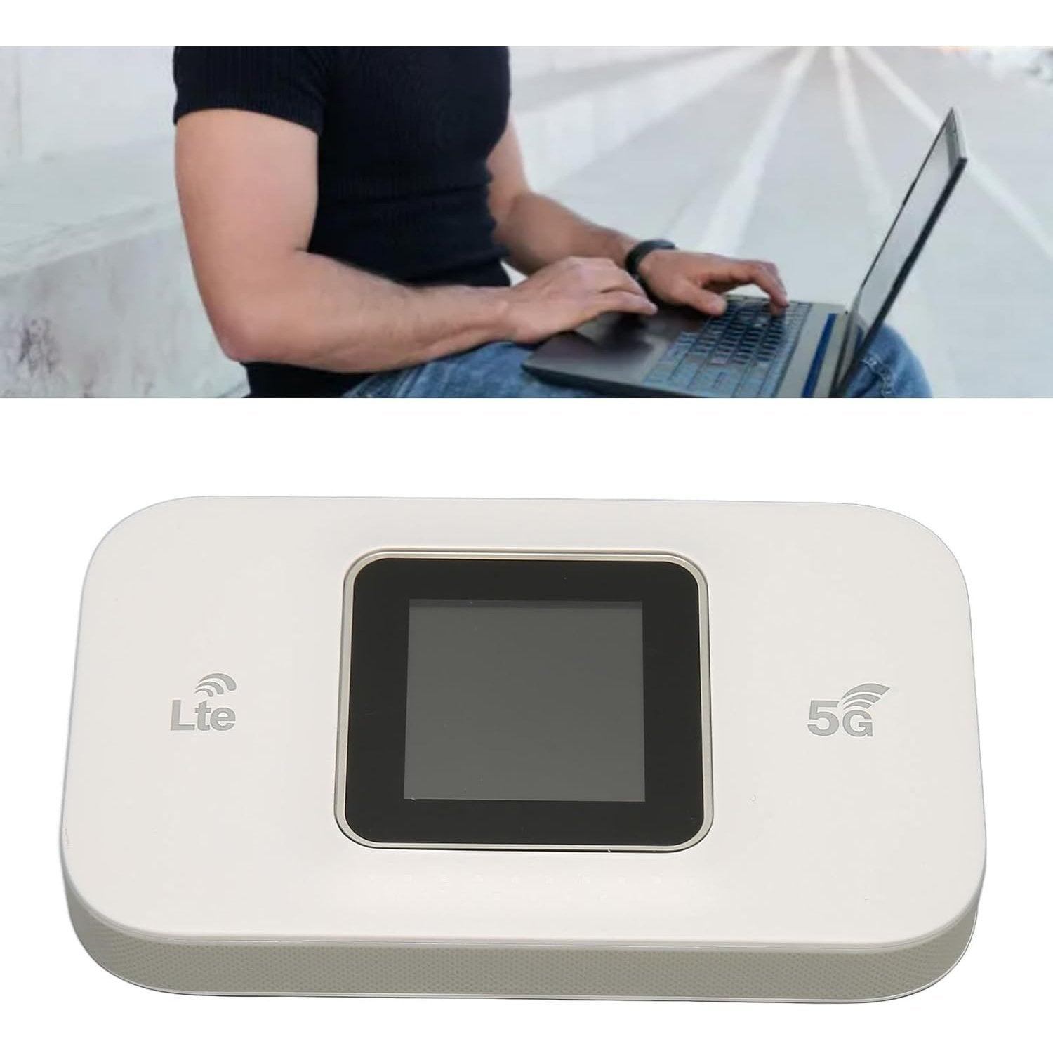 Sanpyl - 4G Mobile Wifi Portable Hotspot, Supports 10 Devices, Mini LTE Router With Sim Slot