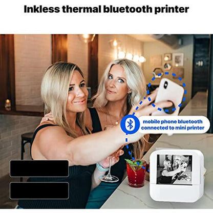 Bonkshire - Mini Bluetooth Inkless Thermal Photo Printer for Android iOS