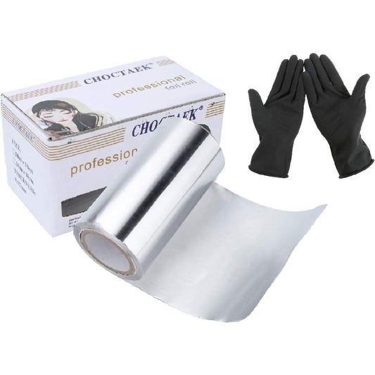 Ccbeauty - Hair Foil Set With Gloves For Coloring And Perming