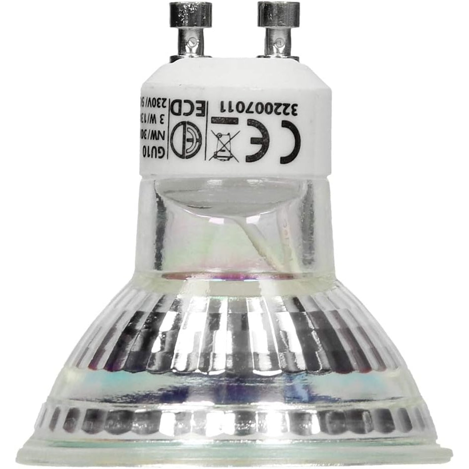 Ecd Germany - Gu10 Led Light Bulb 3W 4000K 320 Lumen 120° Beam Angle