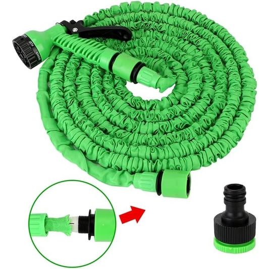 Bowrey - 50Ft Anti-Leak Expandable Garden Hose With Spray Gun