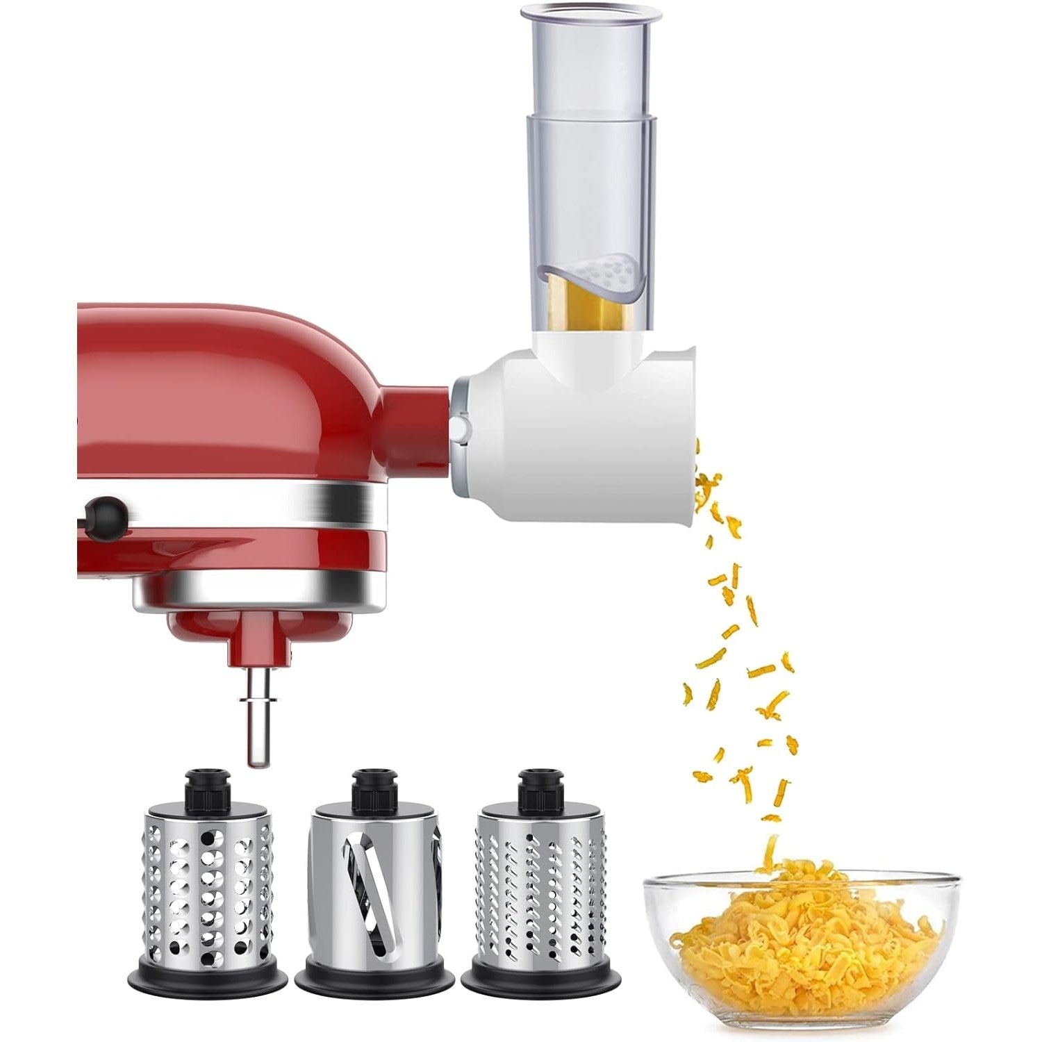 Homelike - Slicer Shredder Attachment for Kitchenaid Stand Mixers