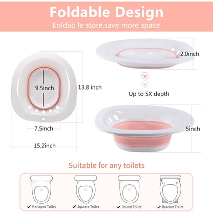 Bocui - Sitz Bath For Toilet Seat, Hemorrhoids, Postpartum Care