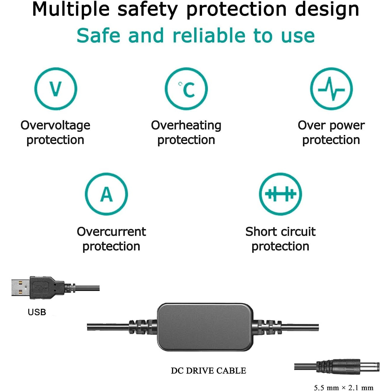 Pilote - NP-FW50 Dummy Battery + USB Cable for Sony NEX & Alpha Series