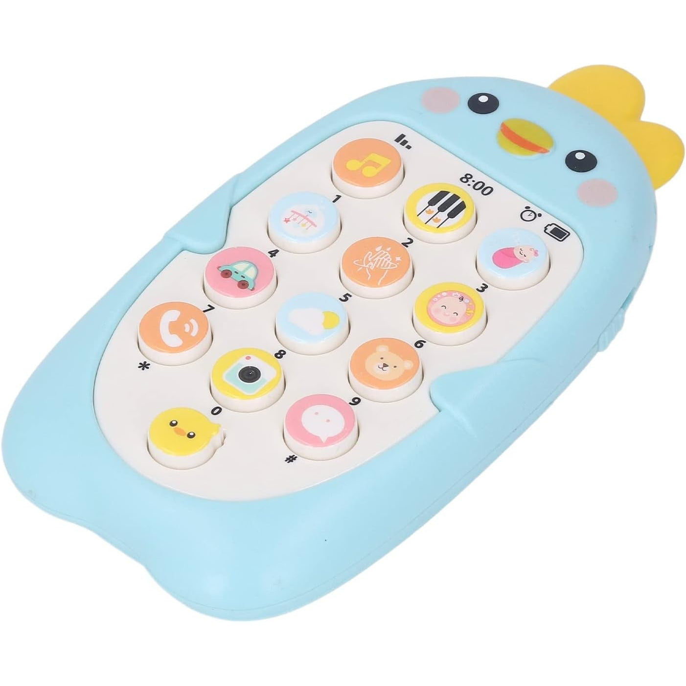 Shanrya - Baby Toy Phone, Adjustable Volume, Portable, For 18+ Months