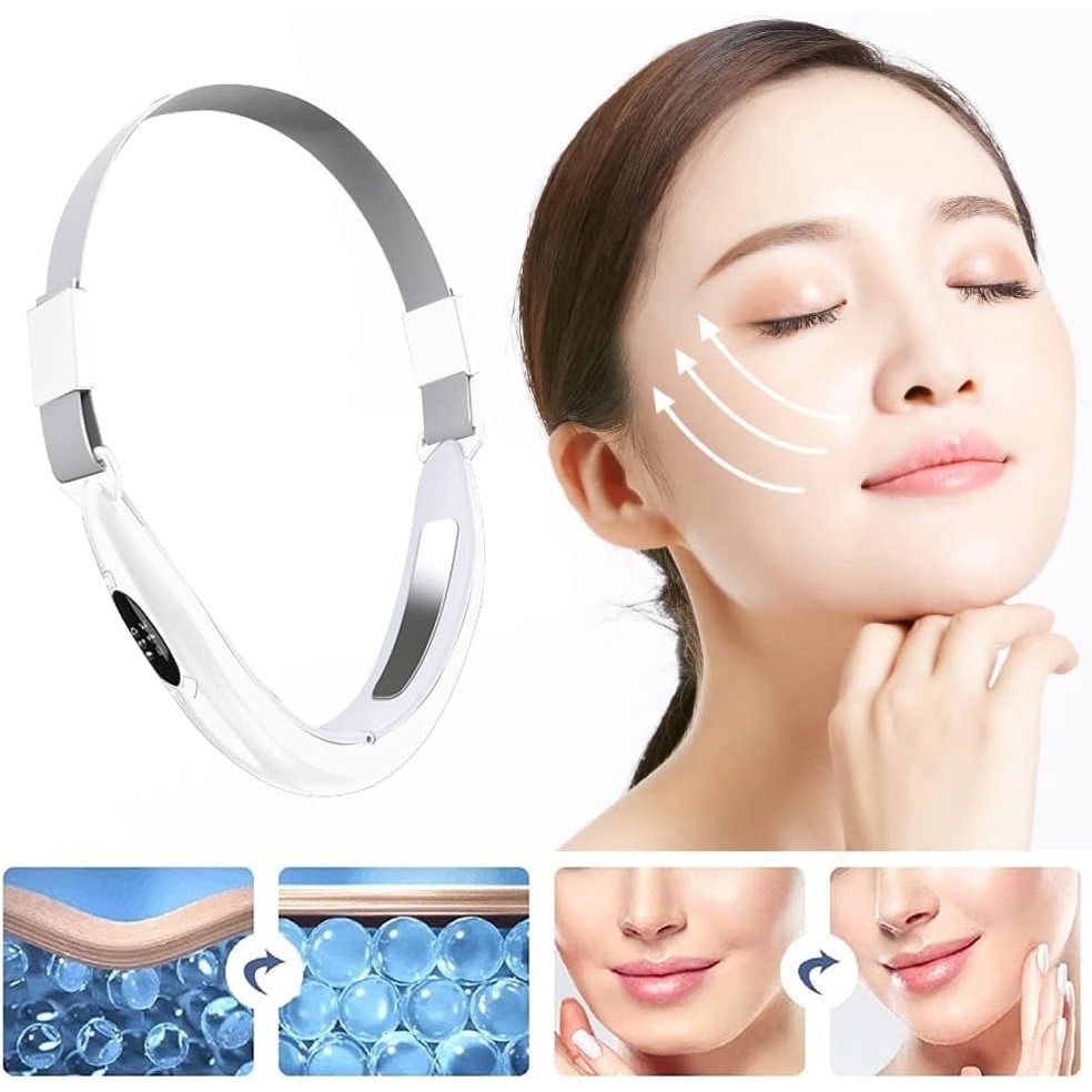 Fouvin - Electric V Face Beauty Meter, 5 Modes 8 Gears Facial Lifting Machine