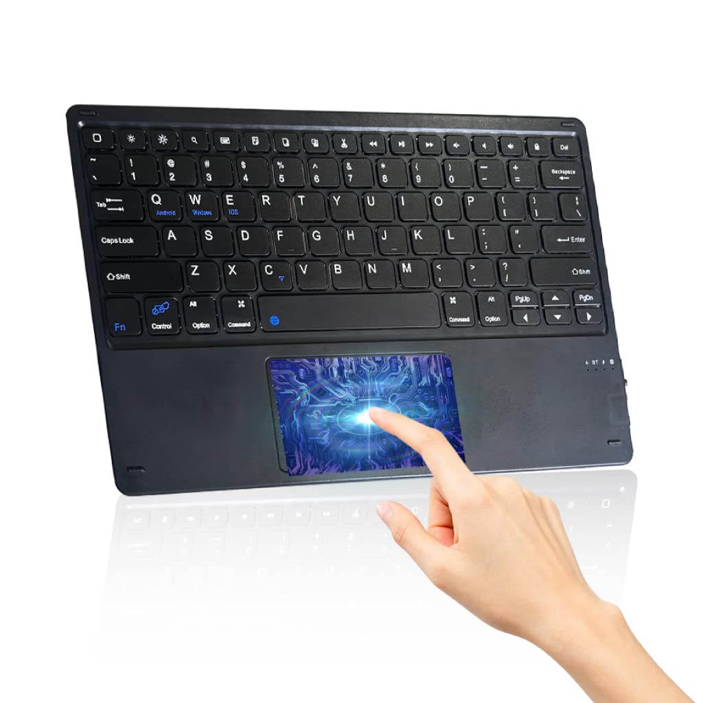 Concept Kart - Wireless Keyboard With Touchpad For iPad, Surface, iOS, Android, Windows