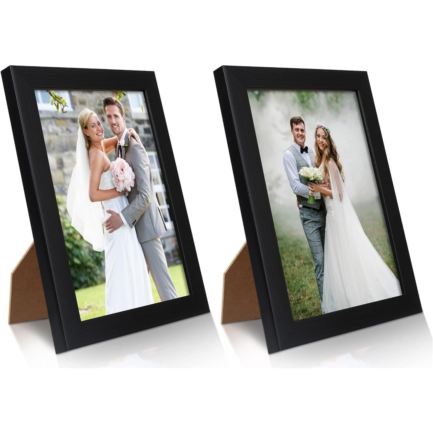 Pecula - 2 Pack 4x6 Black Picture Frame For Wall And Tabletop Display