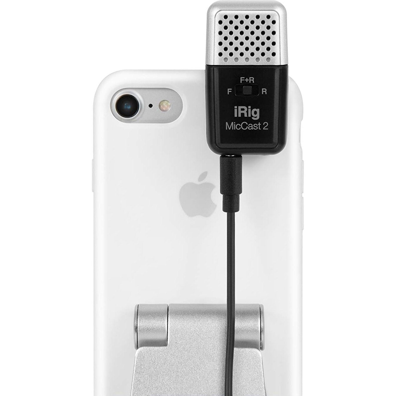 Ik Multimedia - iRig Mic Cast 2 Mini Vocal Microphone for Podcast, Video, Streaming