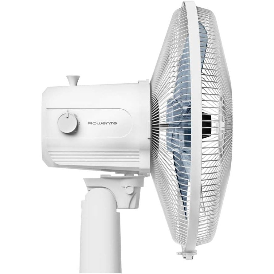 Rowenta - Essential+ Vu2330 12" Oscillating Table Fan, 3 Speeds, 46Dba, White