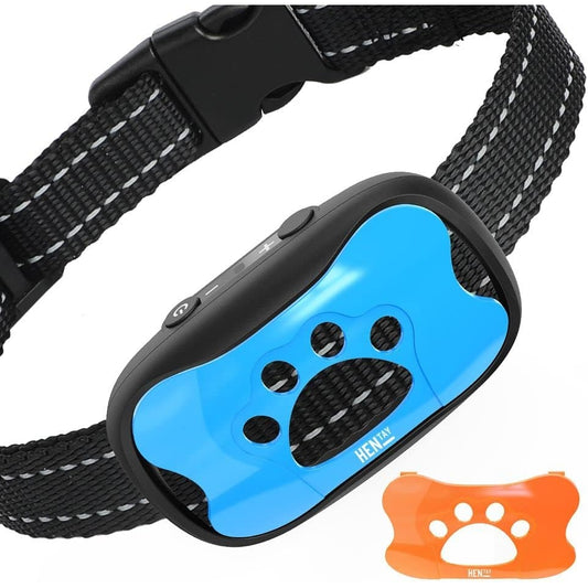 Hentay - Anti Dog Bark Collar Rechargeable No Shock For Small Medium-Large Dogs