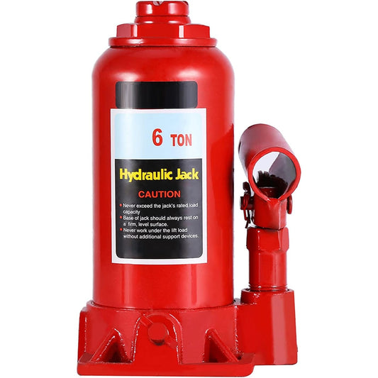 Zerone - 6T Heavy Duty Hydraulic Bottle Jack For Car, Van, Automotive, Construction