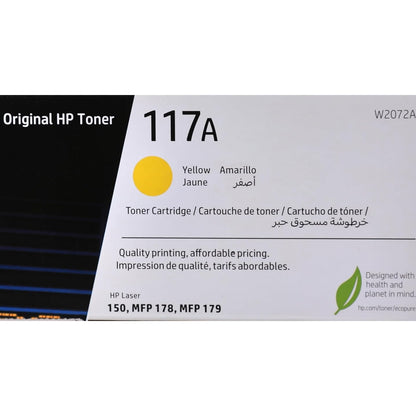 Hp - 117A Original Laser Toner Cartridge, Yellow, Single Pack