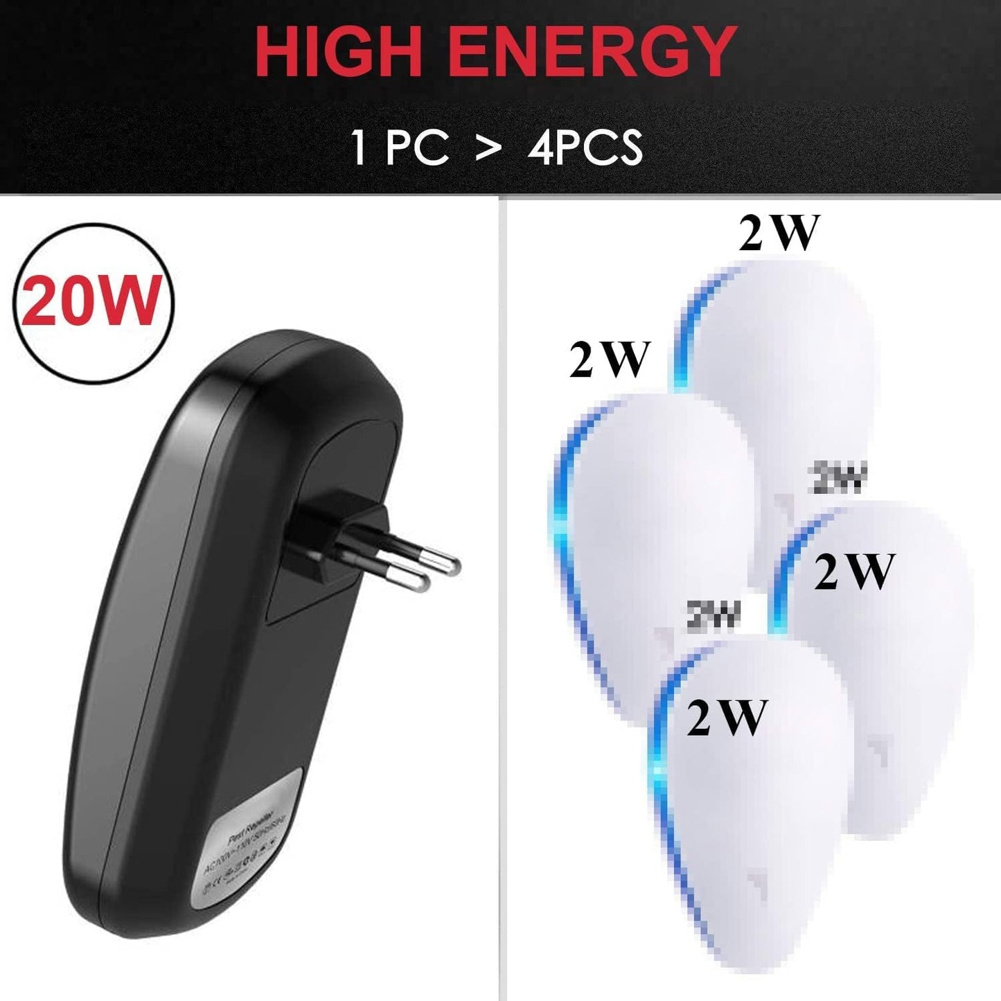 Tfort - Ultrasonic Mouse Repellent With Dual Frequency Conversion