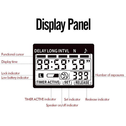 Photoolex - Intervalometer Digital Camera Remote Shutter Release for Canon EOS