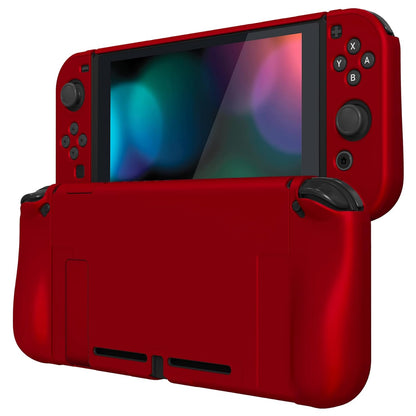 Playvital - Dockable Ergonomic Case For Nintendo Switch - Scarlet Red