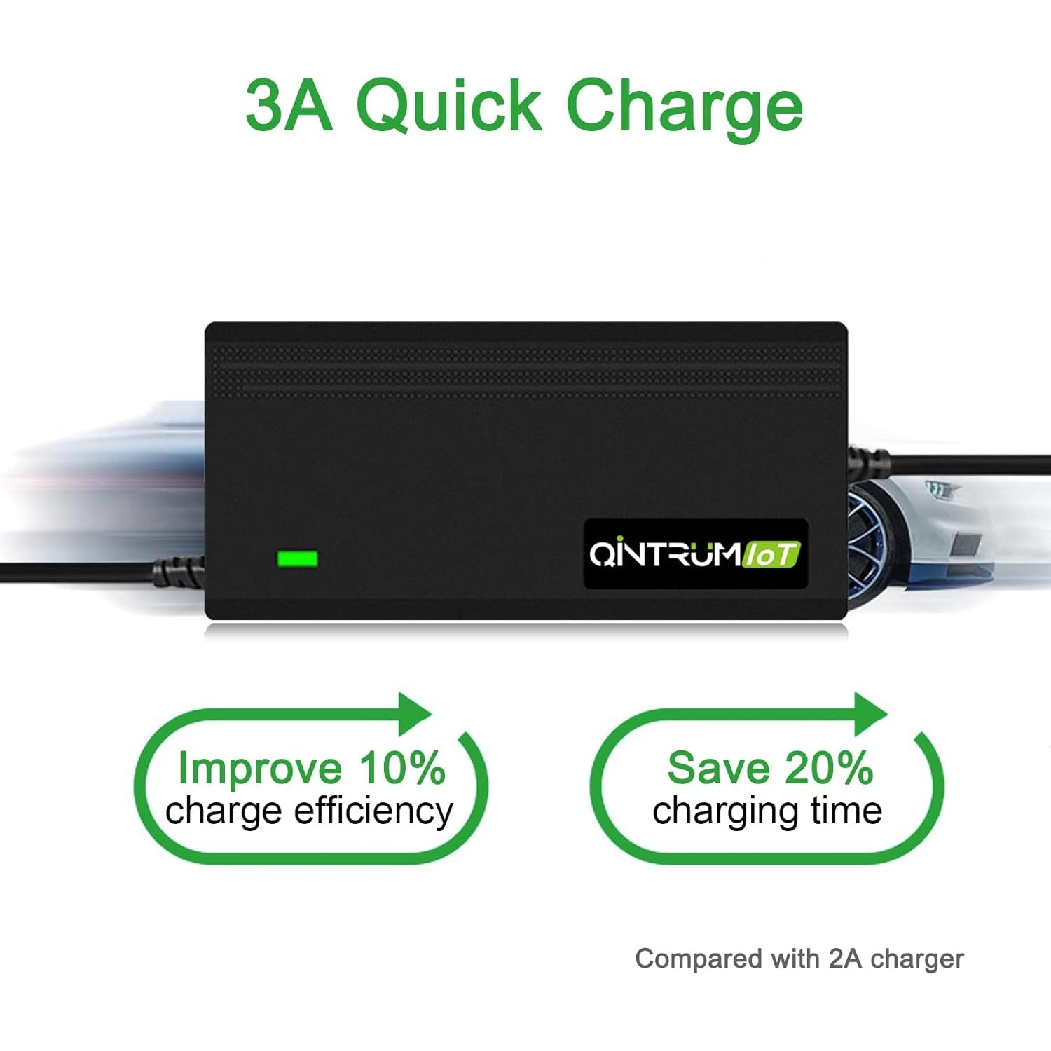 Qingchuan Technology - Qintrumiot 42V 3A Charger With GX12 Connector