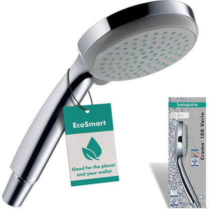 Hansgrohe - Croma 100 Water-Saving Shower Head, Hand Shower Round, Chrome